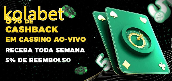Promoções do cassino ao Vivo kolabet